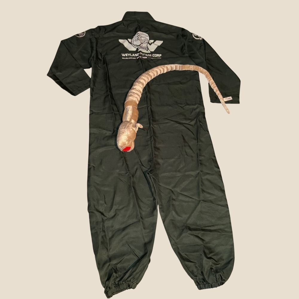 Custom Alien Chestburster Costume Jumpsuit Weyland-Yutani Nostromo Green L/XL